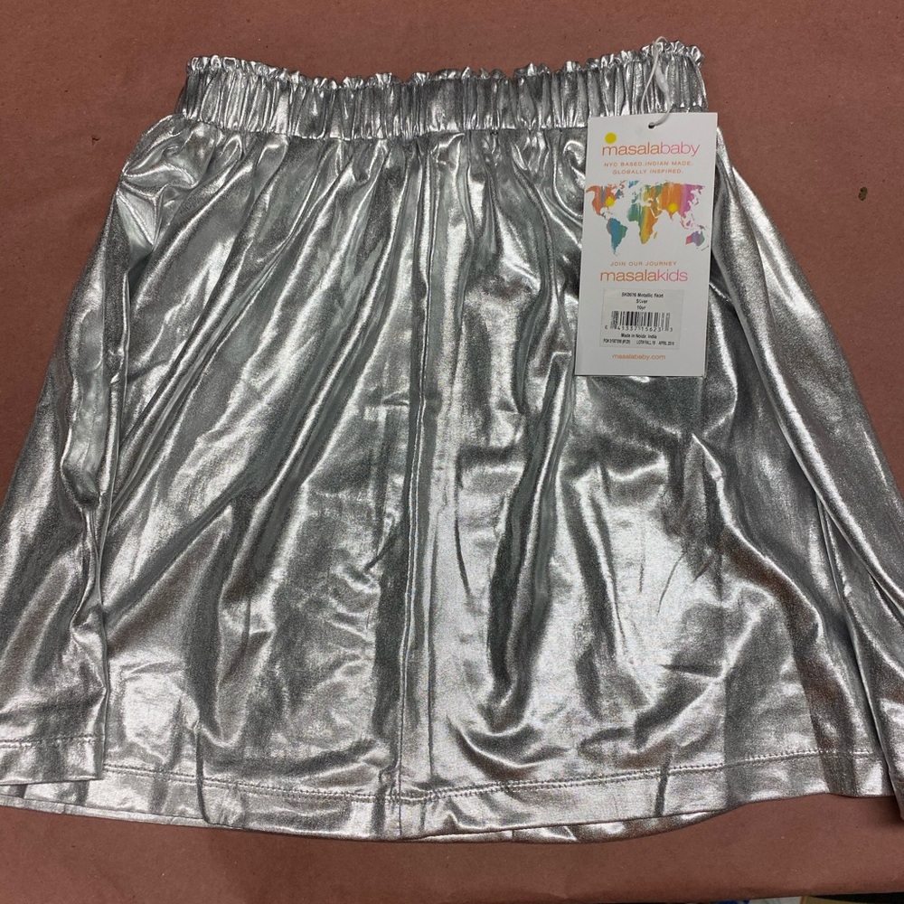 Silver girls skirt
